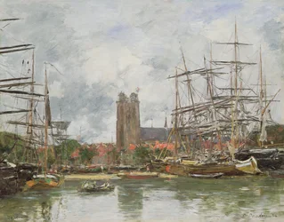 Un puerto francés, 1884